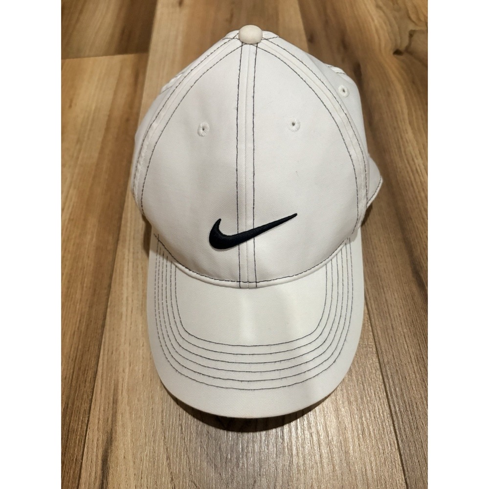 Nike Golf Baseball Hat White Adjustable One Size